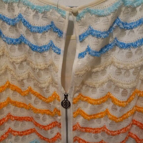 Antonio Melani Rainbow Wave/Scalloped Dress - Picture 4 of 9